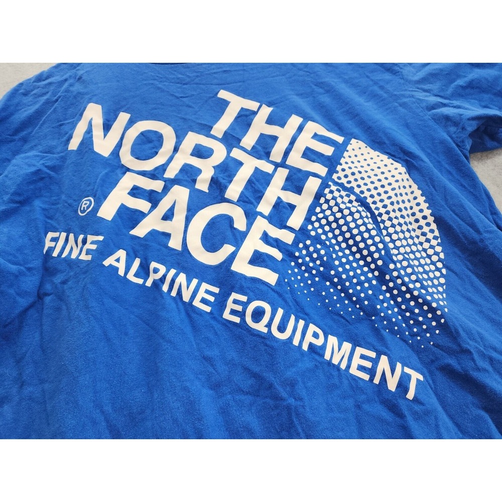 The North Face Fine Alpine Equipment Hiking Big Logo T Shirt Adult Size Large